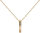 PDPAOLA Infinity CO01-437-U - Collana 925 Argento Sterling con Placcatura in Oro 18K