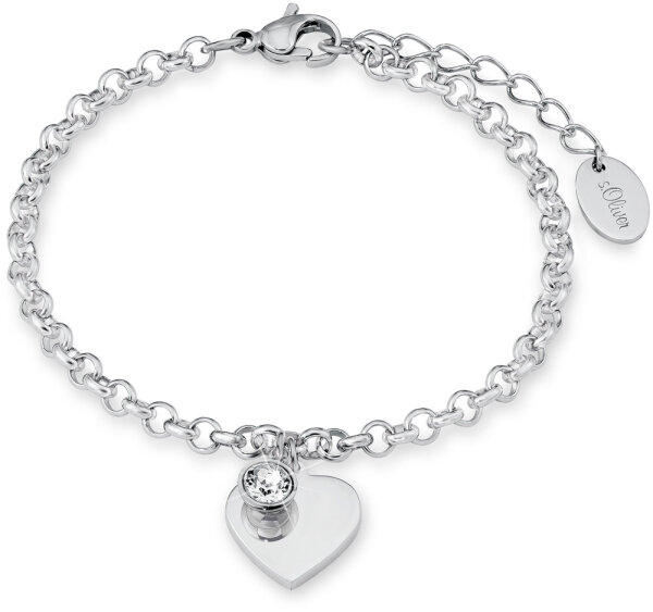 Bracciale con Ciondolo a Cuore - s.Oliver Jewelry Model: 9023998