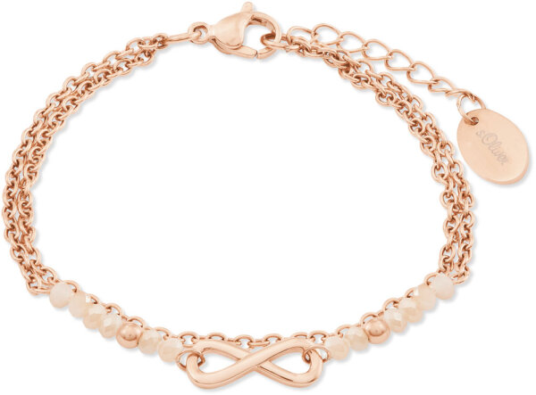 Bracciale a Due Fili con Ciondolo Infinity - s.Oliver Jewelry Model: 2022717