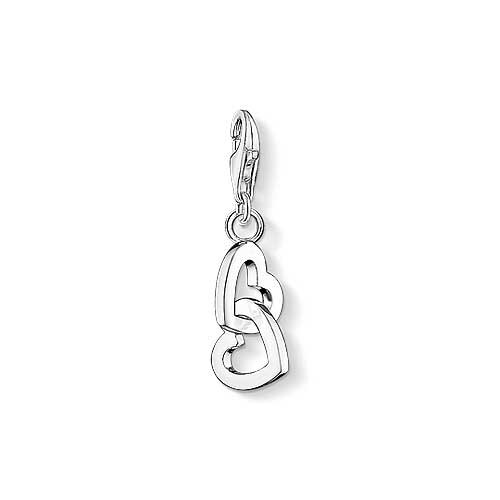 Charm a Forma di Cuore - 925 Argento Sterling