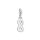 Charm a Forma di Infinity - 925 Argento Sterling