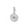 Charm a Forma di Bussola - 925 Argento Sterling