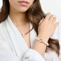 Bracciale di Perle con Pietre - 925 Argento Sterling