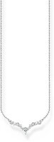 Collana Cristalli di Ghiaccio con Pietre Bianche - 925...