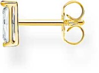 Orecchino Singolo con Pietre - 750 Oro Giallo Placcato