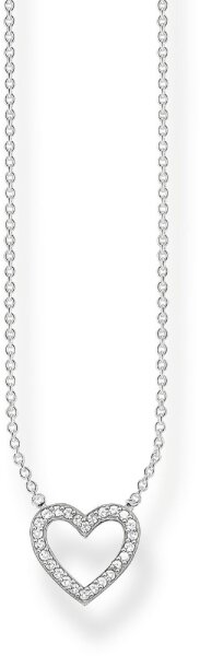 Collana con Ciondolo a Cuore - 925 Argento Sterling