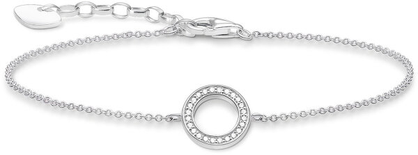 Bracciale Cerchio con Pietre - 925 Argento Sterling