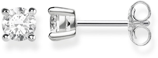 Orecchini con Pietra Bianca - 925 Argento Sterling