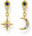 Orecchini Royalty Stella & Luna - 750 Oro Giallo Placcato