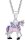 Prinzessin Lillifee 2013154 Collana con pendente a unicorno