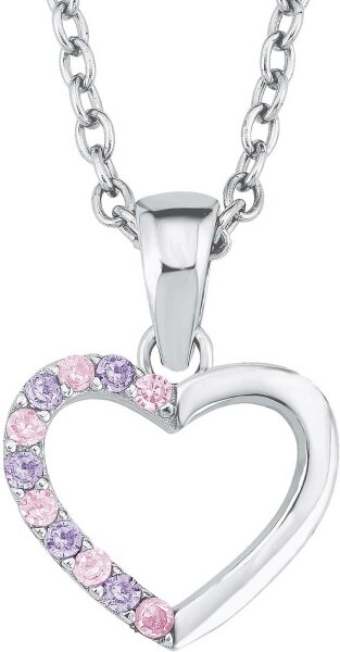 Prinzessin Lillifee 2021107 Collana con pendente a cuore e pietre
