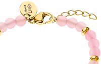 Prinzessin Lillifee 033366 Bracciale con placca d’identità e pietre di quarzo rosa