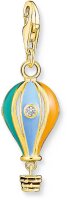 Charm pendente mongolfiera 3D colorata - Placcatura in...