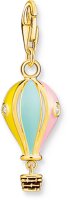 Charm pendente mongolfiera 3D colorata - Placcatura in...