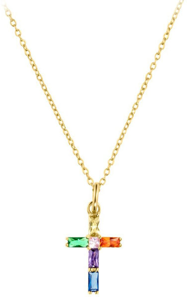 Collana con pendente croce colorata - s.Oliver Jewelry Modello: 2035509