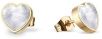 Orecchini in acciaio inossidabile a forma di cuore -...
