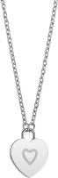 Collana in acciaio inossidabile con pendente cuore -...