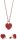 Collana con pendente cuore e orecchini cuore - Bering Jewelry Modello: 431-715-Rosegold