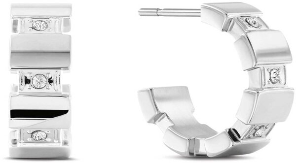 Orecchini a cerchio con cristalli di vetro - Tommy Hilfiger Modello: 2780777