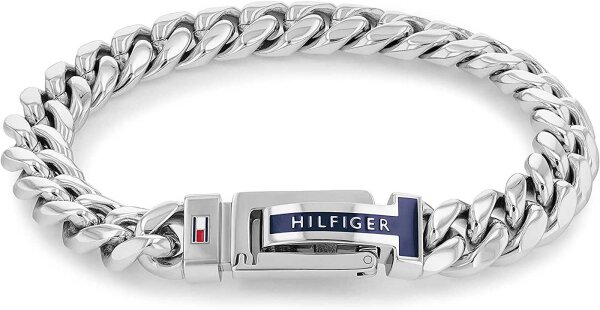 Bracciale in acciaio inossidabile / maglia cubana - Tommy Hilfiger Modello: 2790433