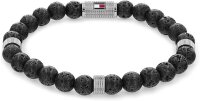 Bracciale con perline di lava da uomo - Tommy Hilfiger...