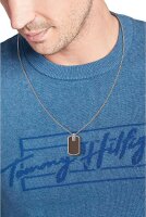 Collana veneziana con pendente in pelle - Tommy Hilfiger...