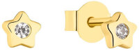 Orecchini a perno stella con pietra - s.Oliver Jewelry...