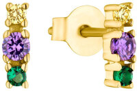 Orecchini a perno con pietre colorate - s.Oliver Jewelry...