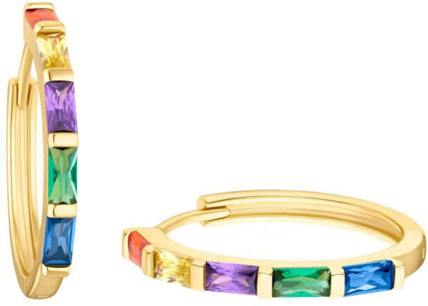 Orecchini a cerchio con pietre colorate - s.Oliver Jewelry Modello: 2035503