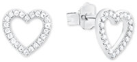 Orecchini a perno cuore con pietre - s.Oliver Jewelry Modello: 2017259