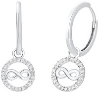 Orecchini pendenti Infinity con pietre - s.Oliver Jewelry...