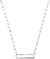 Collana a maglia grossa con pendente ovale - s.Oliver...