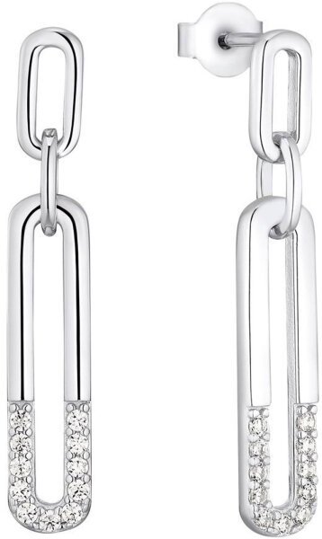 Orecchini pendenti ovali con pietre - s.Oliver Jewelry Modello: 2033872