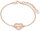 Bracciale con pendente cuore placcato oro rosa - s.Oliver Jewelry Modello: 2020990