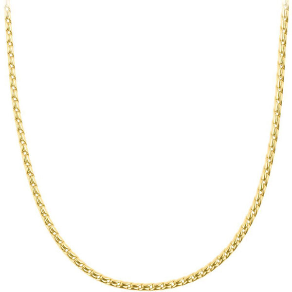 Collana a maglia cubana in acciaio IP oro - s.Oliver Jewelry Modello: 2035761