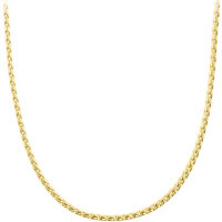 Collana a maglia cubana in acciaio IP oro - s.Oliver...