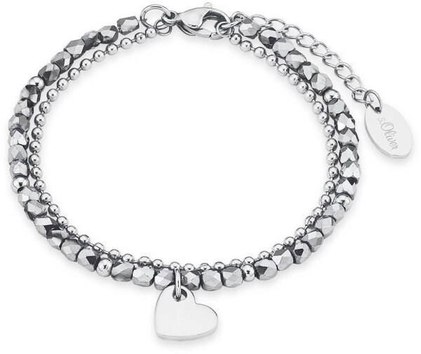 Bracciale doppio con perle e cuore - s.Oliver Jewelry Modello: 2018344
