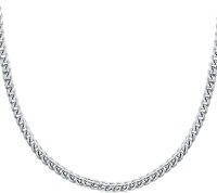 Collana a doppia maglia cubana color argento - s.Oliver Jewelry Modello: 2032548