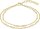 Boss Jewelry 1580450 - Bracciale doppio LARIA con elementi di collegamento