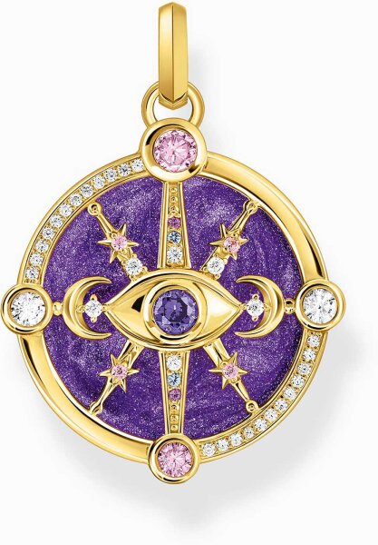 Ciondolo a catena con occhio e dettagli cosmici - Thomas Sabo Modello: PE956-473-13