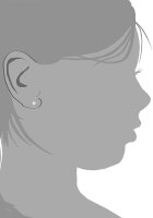 Prinzessa Lillifee 2035996 Orecchini a perno fiori in argento