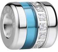 Charm in acciaio inox con strass - Bering Jewelry...