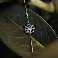 Aphonia Armband mit Schneeflocken Anhänger - Holzkern Modell: Jewelry