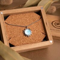 Shade Halskette mit Sonnen Anhänger - Holzkern Modell: Jewelry