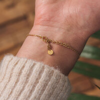 Facade Armband mit eckigem Holz Anhänger - Holzkern Modell: Jewelry