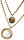 Zendala Layering-Halskette Perlmutt/Gold - Holzkern Modell: Jewelry