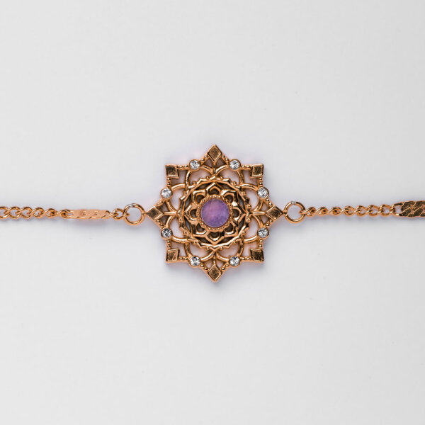 Aphonia Armband mit Schneeflocken Anhänger - Holzkern Modell: Jewelry