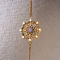 Aphonia Armband mit Schneeflocken Anhänger - Holzkern Modell: Jewelry