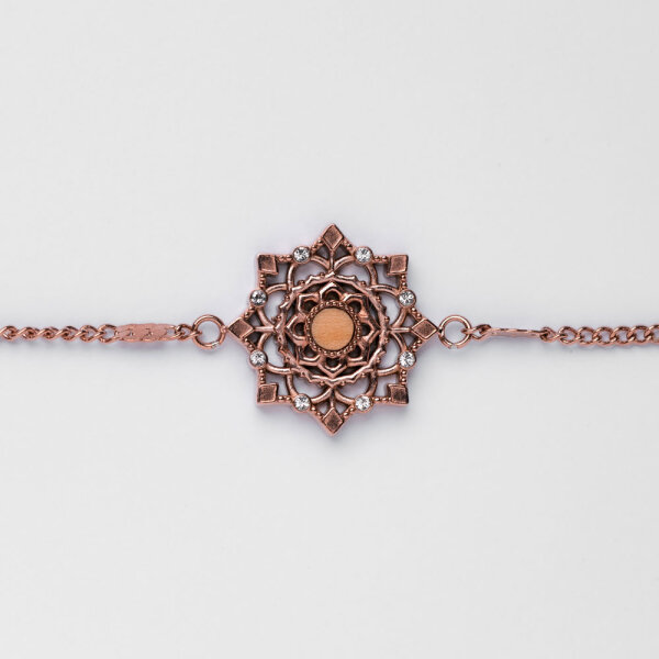 Aphonia Armband mit Schneeflocken Anhänger - Holzkern Modell: Jewelry