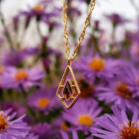 Daydreamer Halskette mit Anhänger - Holzkern Modell: Jewelry